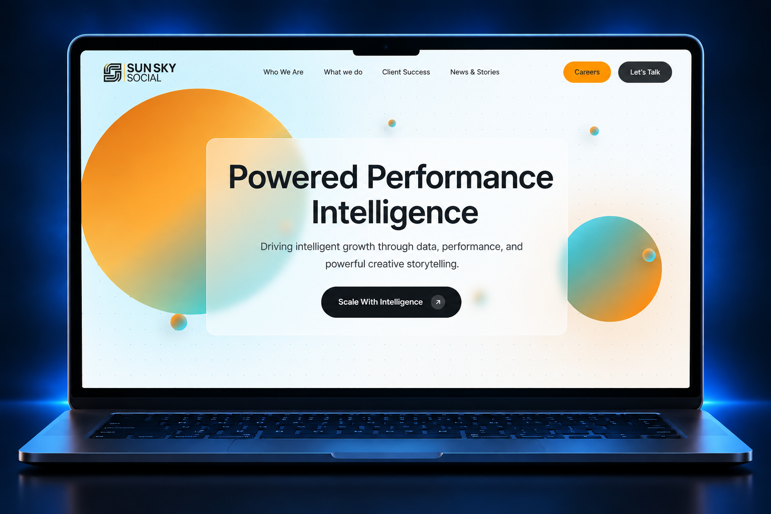 Sun Sky Social — Performance Marketing Agency website
